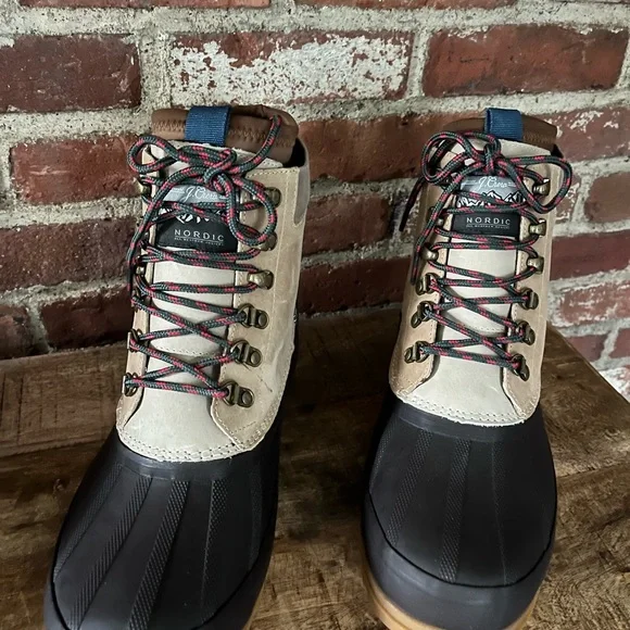 J.Crew Nordic high duck boots with lining size 11 khaki lining comes out - Picture 5 of 12